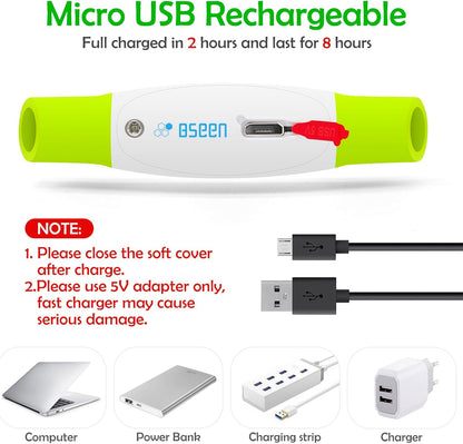 Led Dog Collar,  USB Rechargeable Flash Dog Necklace Light, Pet Safety Collar Makes Your Beloved Dogs Be Seen at Night for Small Medium Large Dogs